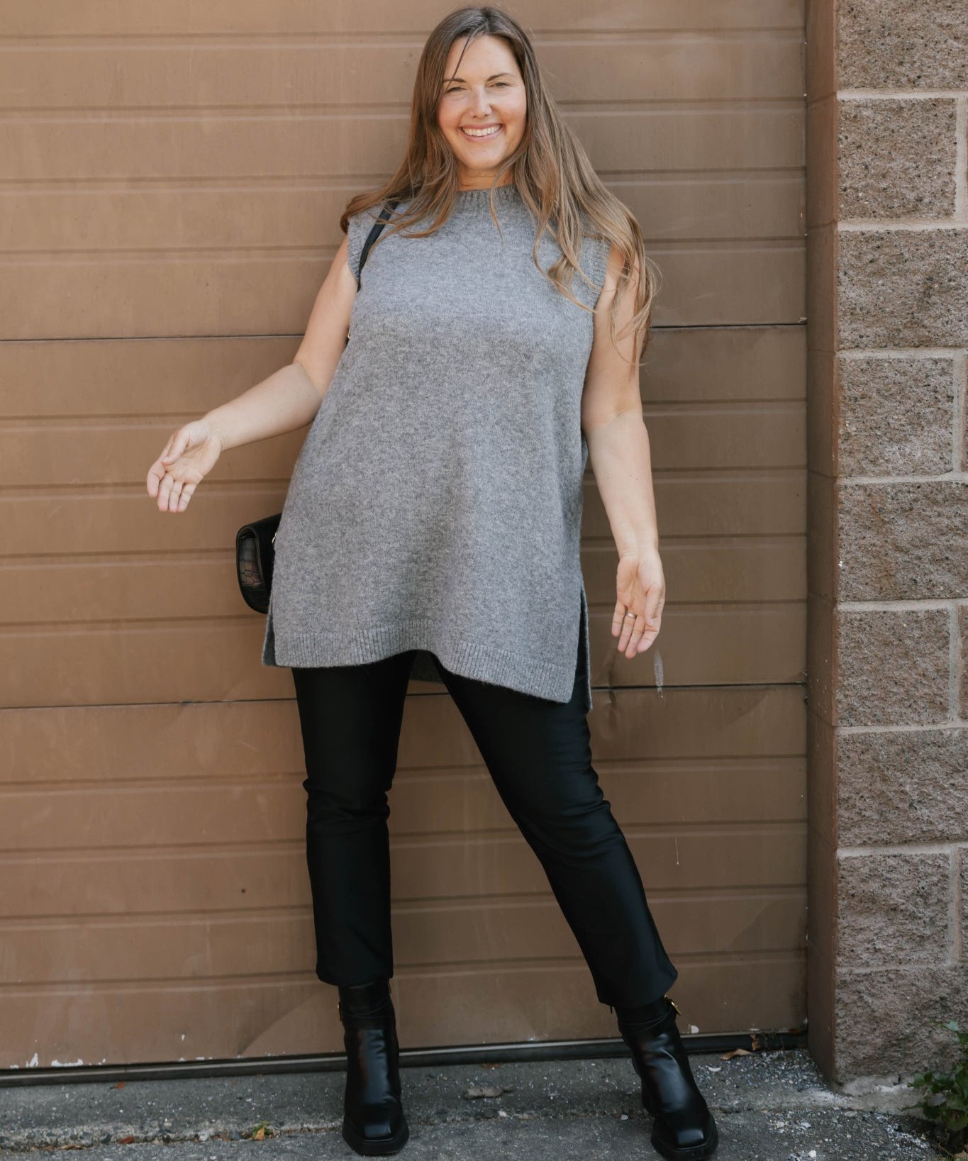 CHARLIE SWEATER TUNIC IN HEATHER GREY by Smash & Tess - Blue Sky Fashions & Lingerie