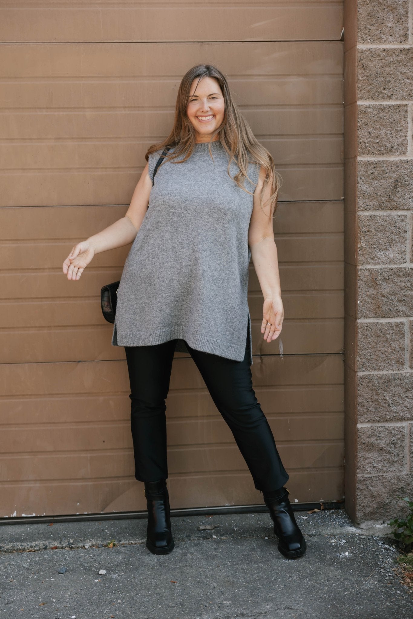 CHARLIE SWEATER TUNIC IN HEATHER GREY by Smash & Tess - Blue Sky Fashions & Lingerie