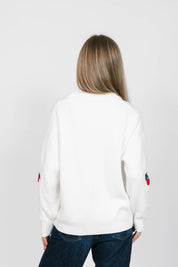 CHERRY CARDIGAN IN IVORY - Blue Sky Fashions & Lingerie