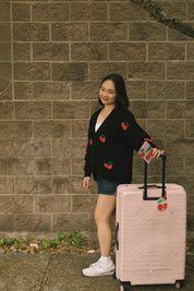 CHERRY CARDIGAN IN MIDNIGHT BLACK - Blue Sky Fashions & Lingerie