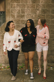 CHERRY CARDIGAN IN MIDNIGHT BLACK - Blue Sky Fashions & Lingerie