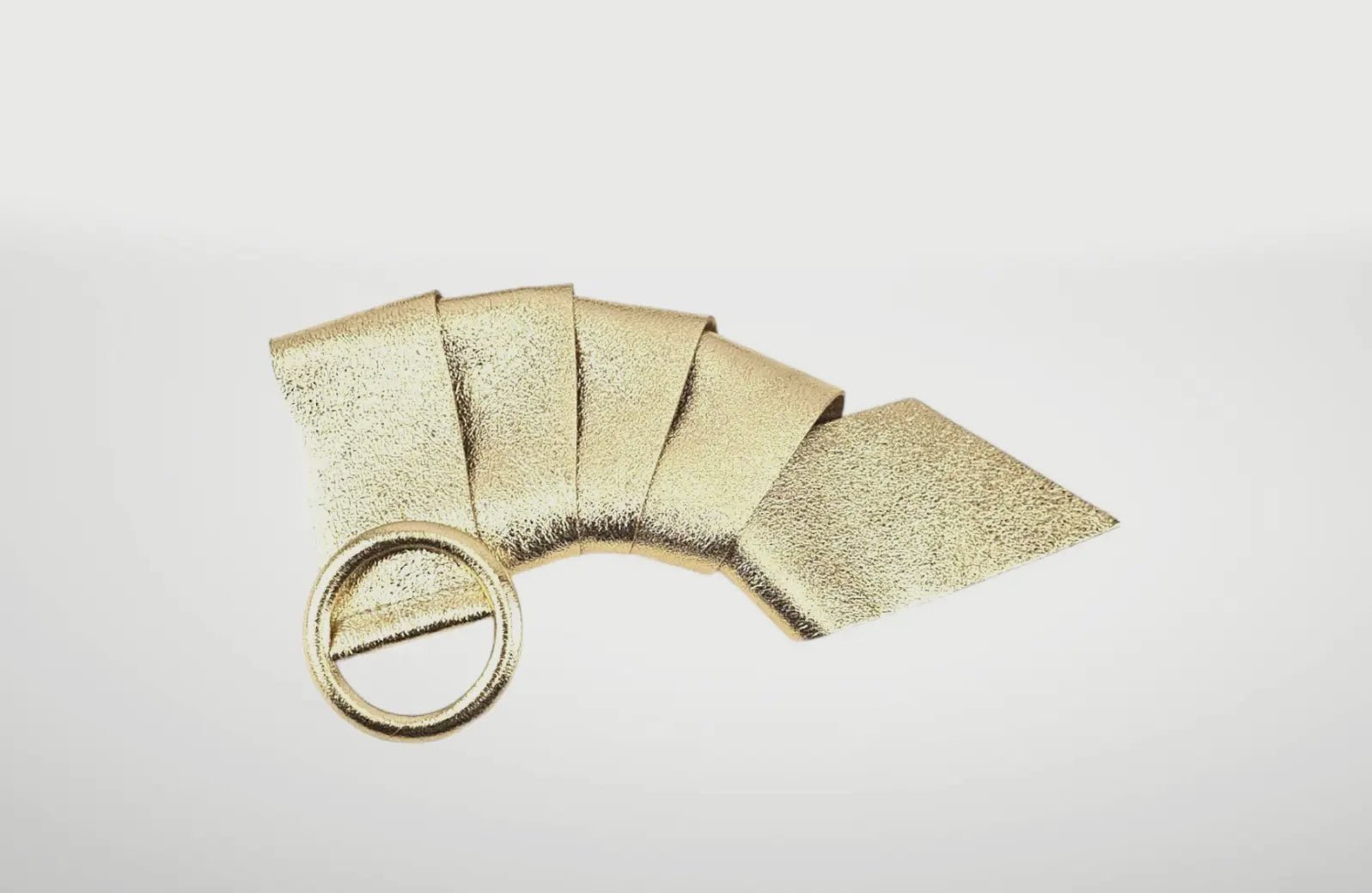 Claudia Cowhide Belt - Gold - Blue Sky Fashions & Lingerie