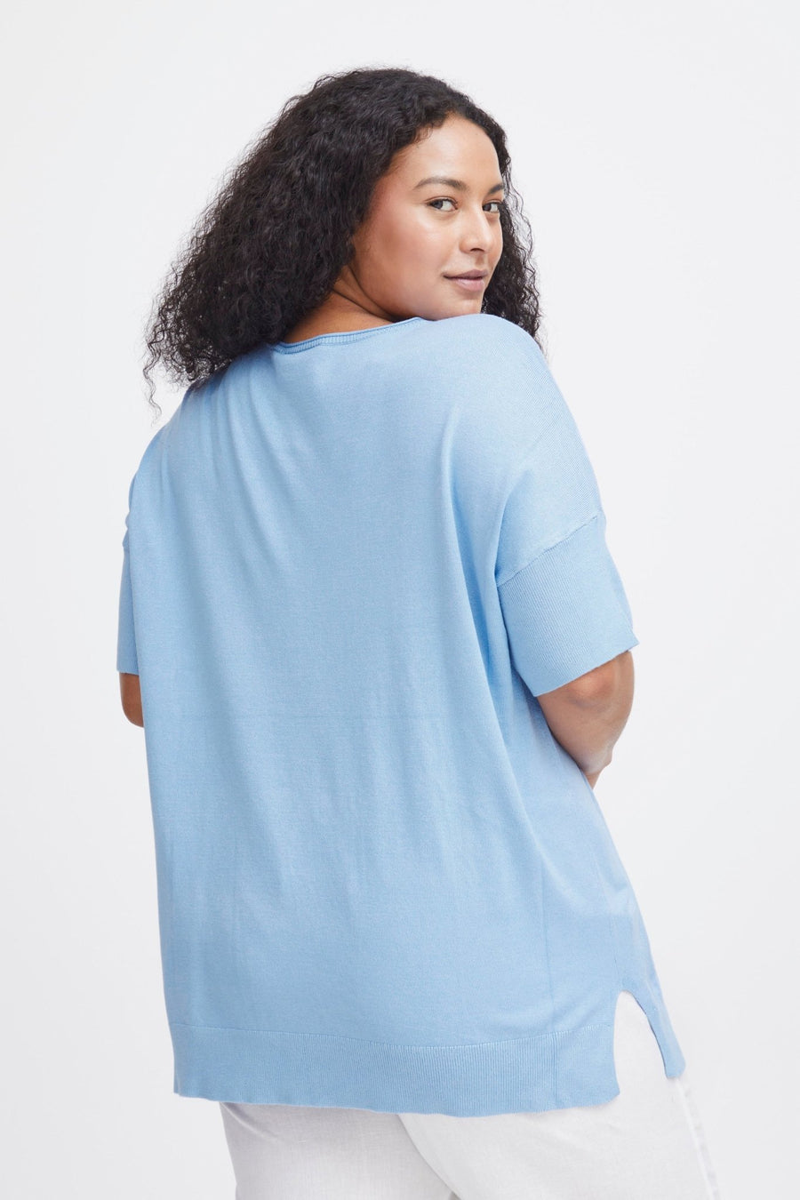 Clia Sweater by simple Wish - hydrangea - Blue Sky Fashions & Lingerie
