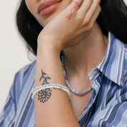 COASTAL GEMSTONE BRACELET - BLUE LACE AGATE - Blue Sky Fashions & Lingerie
