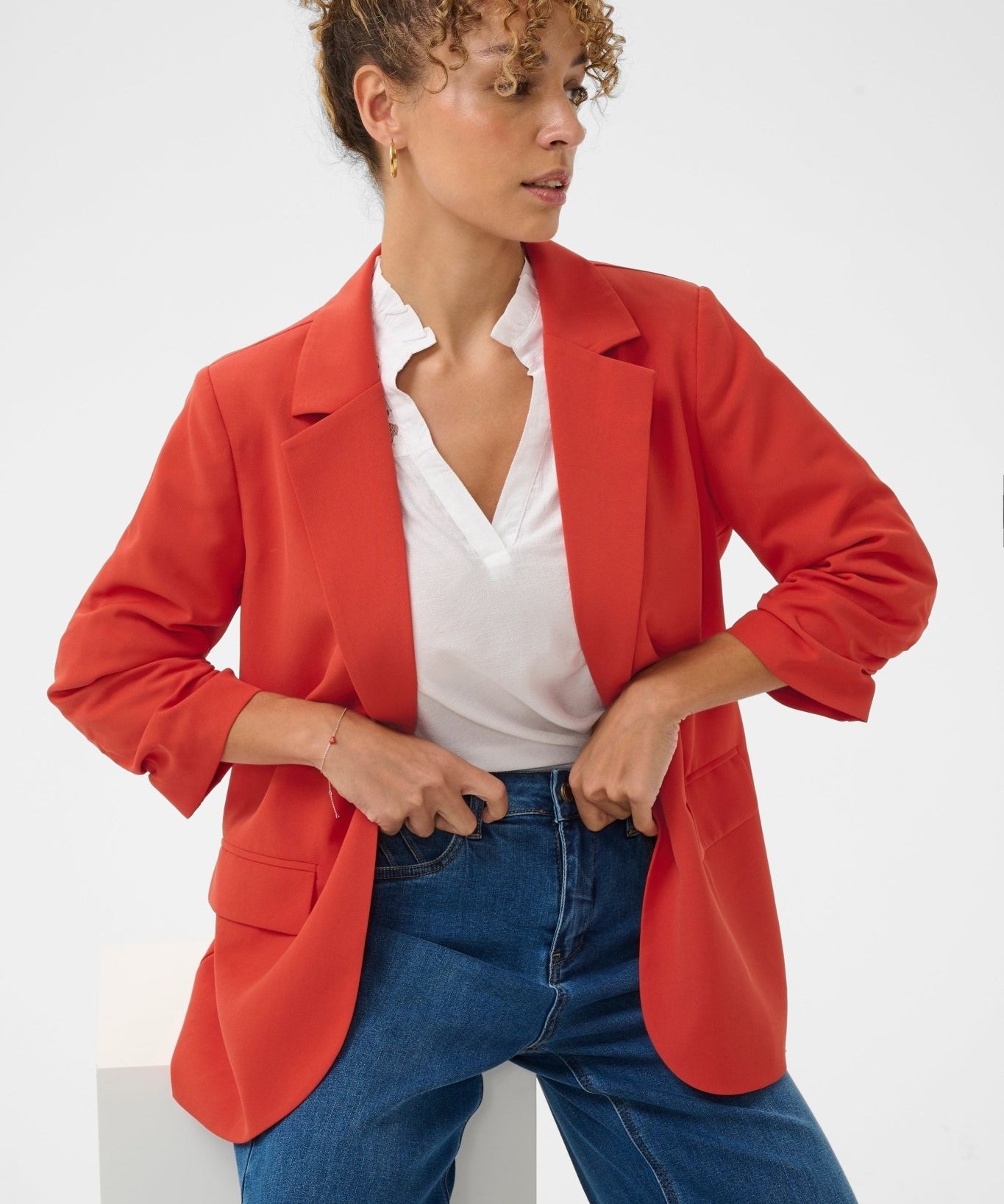 Cocamia Blazer by Cream - Paprika - Blue Sky Fashions & Lingerie