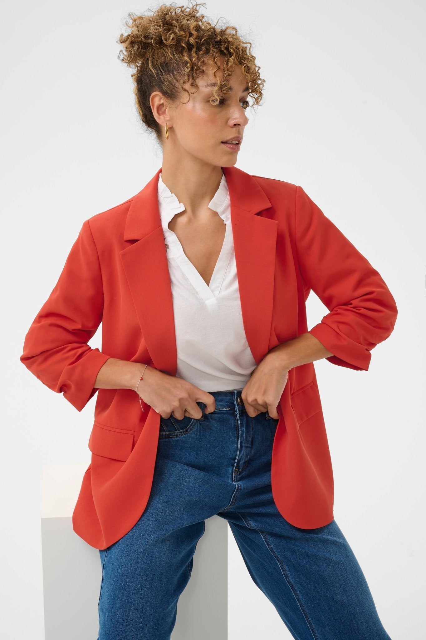 Cocamia Blazer by Cream - Paprika - Blue Sky Fashions & Lingerie
