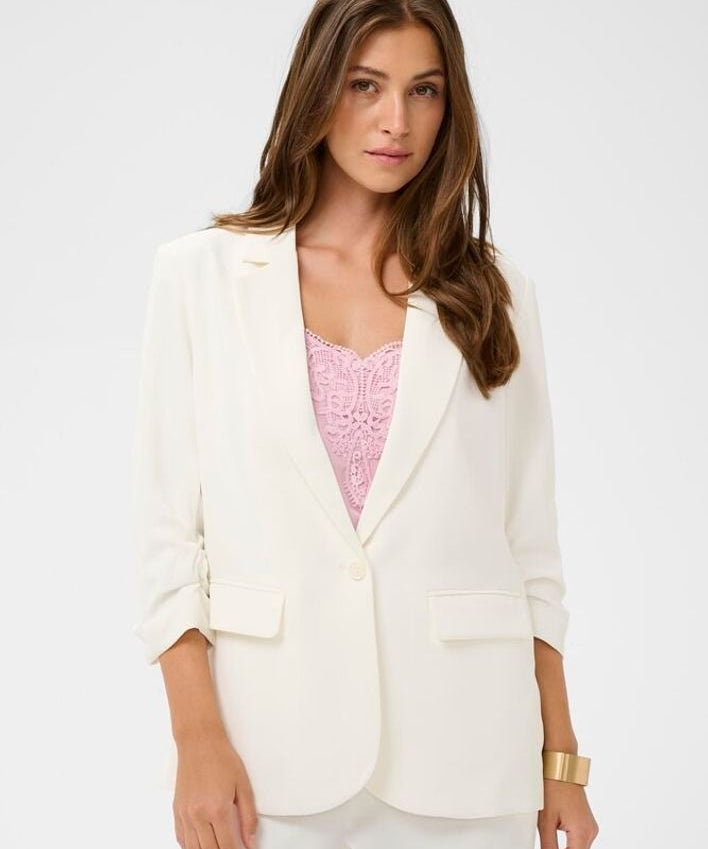 Cocamia Blazer by Cream - White - Blue Sky Fashions & Lingerie