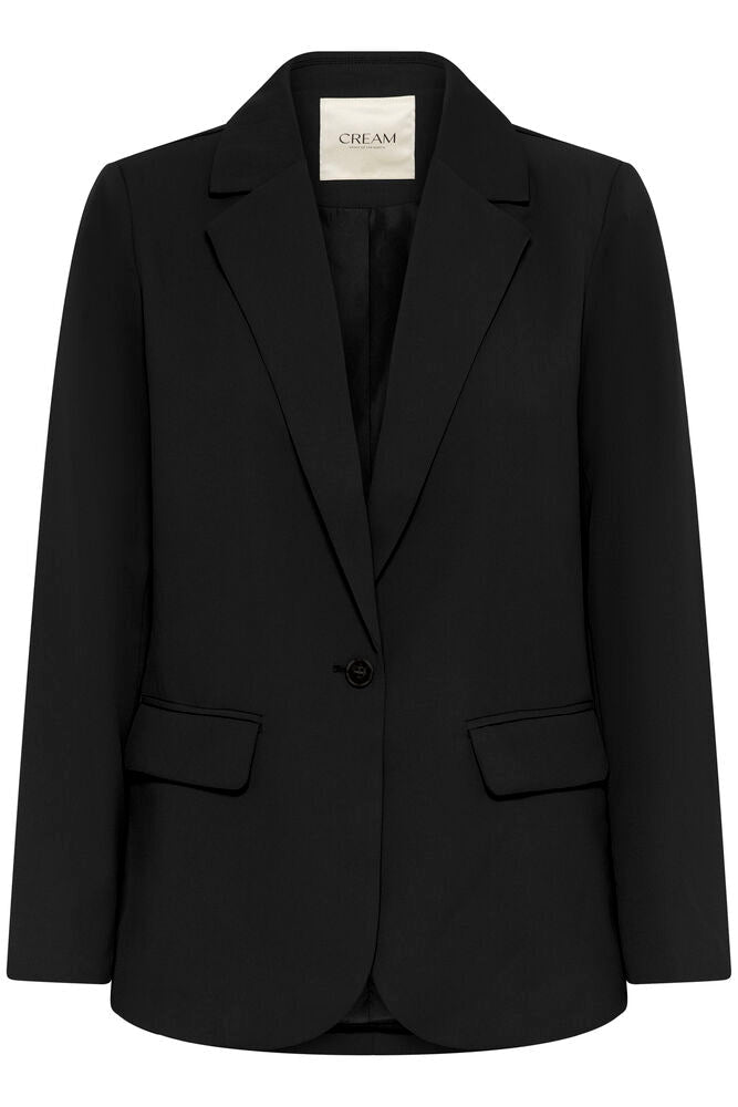 Cocamia long sleeve blazer by Cream - Black - Blue Sky Fashions & Lingerie