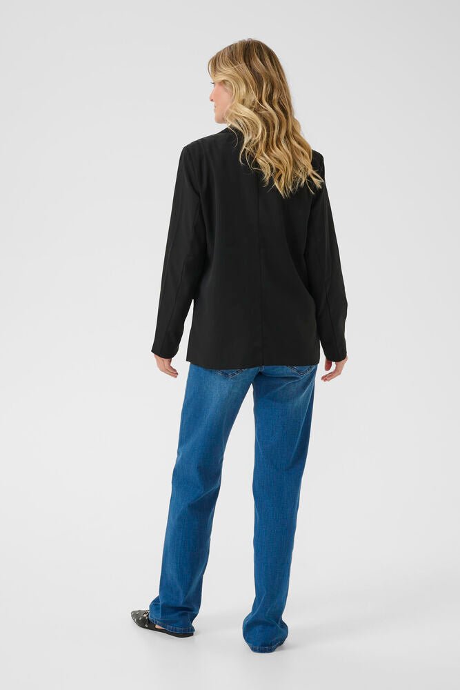 Cocamia long sleeve blazer by Cream - Black - Blue Sky Fashions & Lingerie
