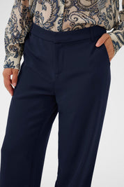 Cocamia Trousers by Cream - Navy - Blue Sky Fashions & Lingerie