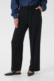 Cocamia Trousers by Cream - Pitch Black - Blue Sky Fashions & Lingerie