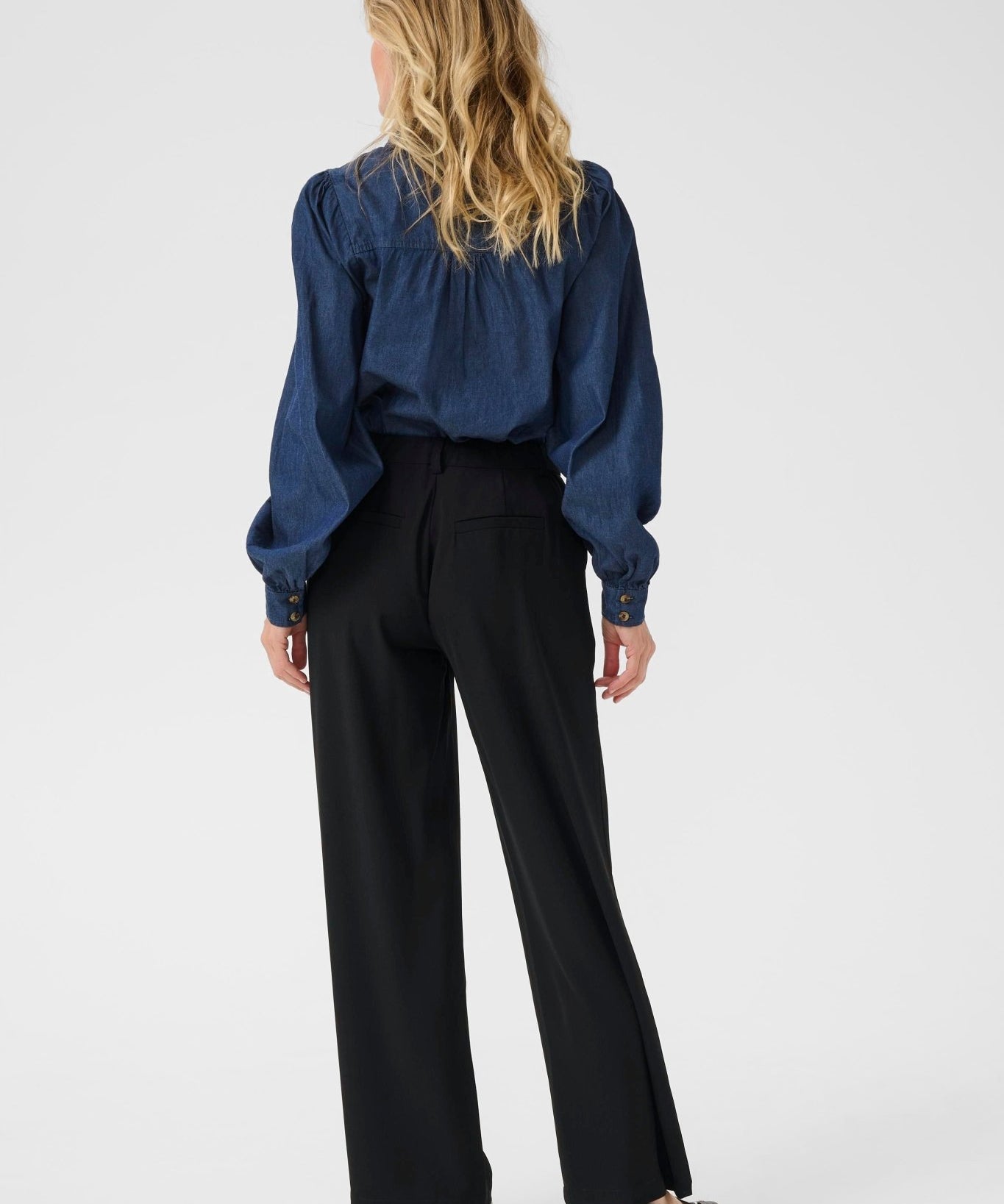 Cocamia Trousers by Cream - Pitch Black - Blue Sky Fashions & Lingerie