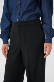 Cocamia Trousers by Cream - Pitch Black - Blue Sky Fashions & Lingerie