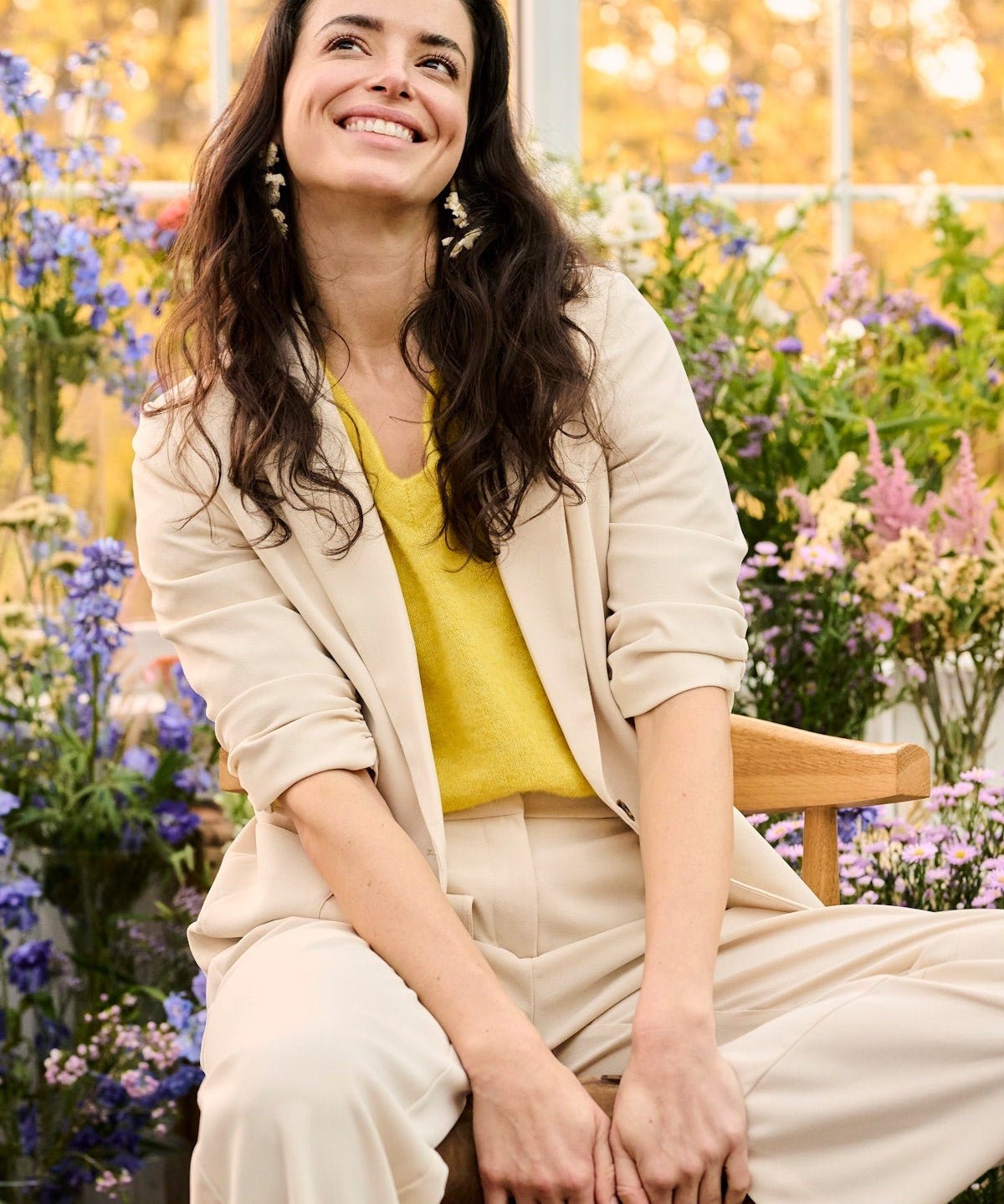 Cocamia Trousers by Cream - Sand - Blue Sky Fashions & Lingerie