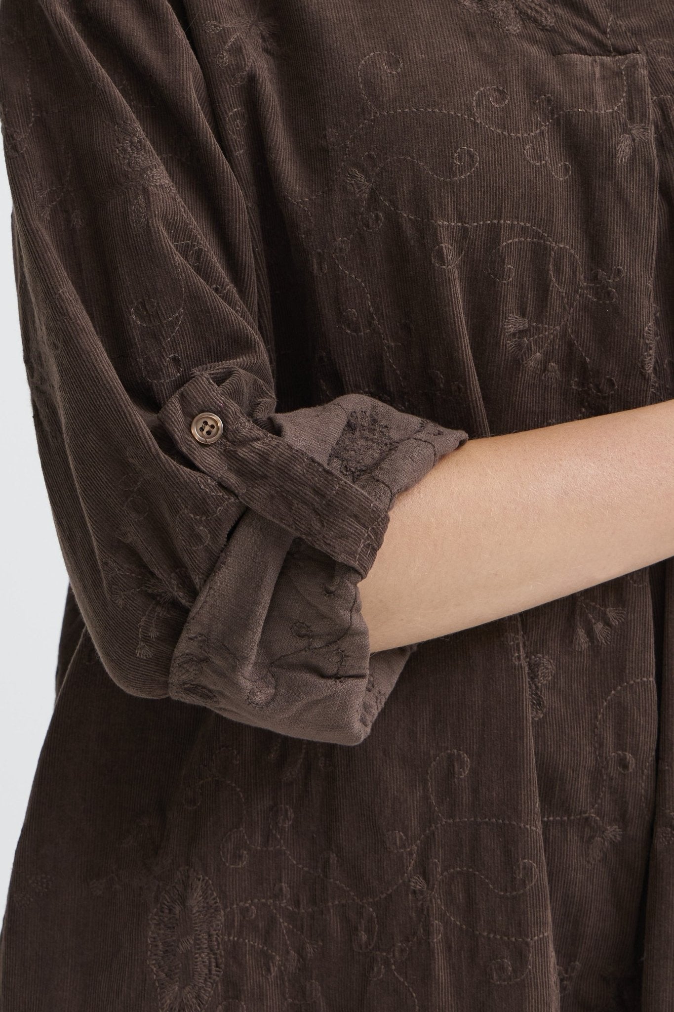 Corda Dress by Fransa - Chocolate Torte - Blue Sky Fashions & Lingerie