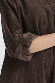 Corda Dress by Fransa - Chocolate Torte - Blue Sky Fashions & Lingerie