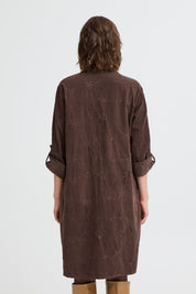 Corda Dress by Fransa - Chocolate Torte - Blue Sky Fashions & Lingerie