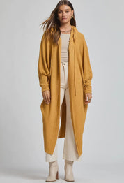 Cozy Knit Maxi Duster - Marigold - Blue Sky Fashions & Lingerie