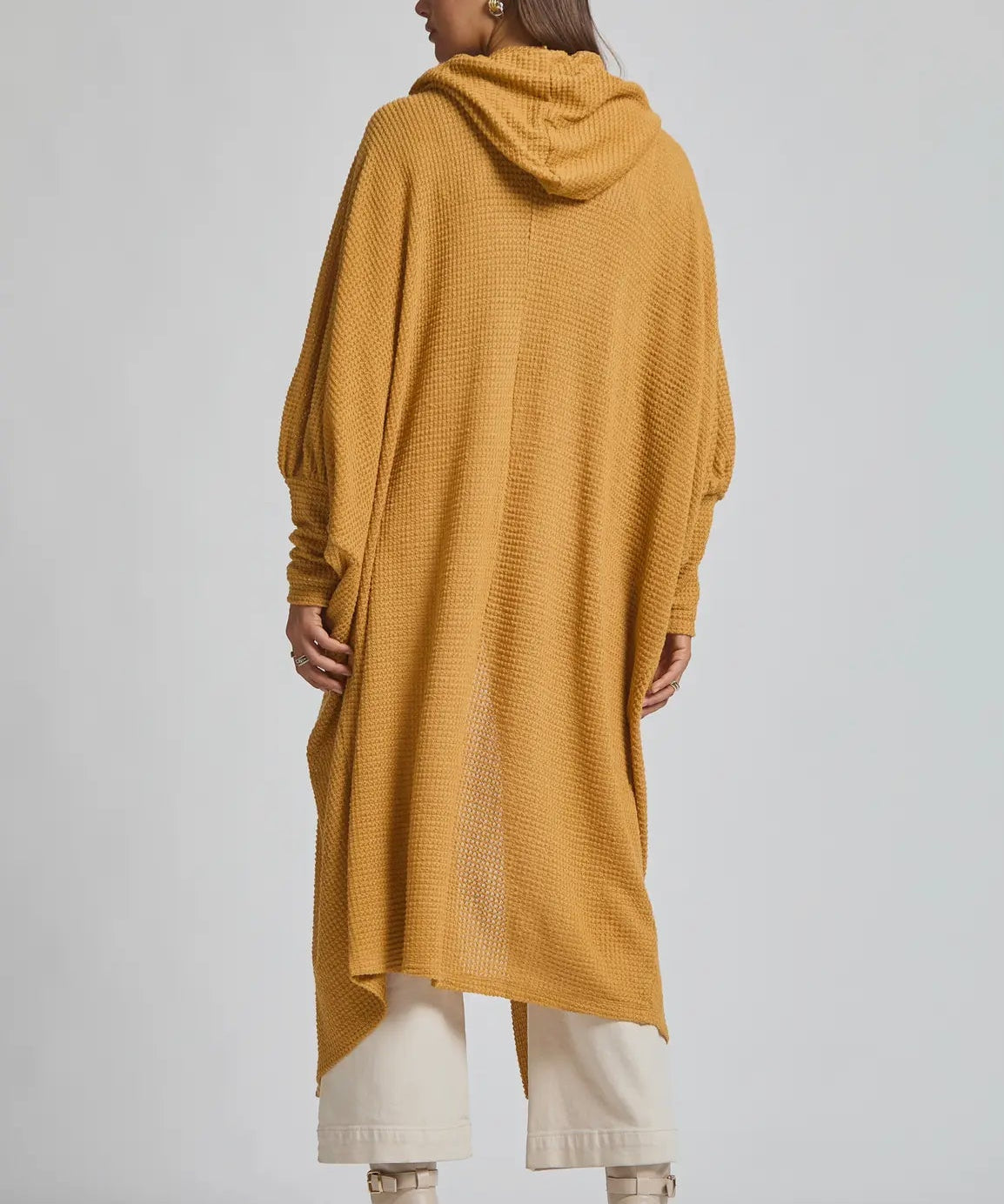 Cozy Knit Maxi Duster - Marigold - Blue Sky Fashions & Lingerie