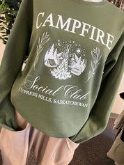 Cypress Campfire Crewneck Sweatshirt - Blue Sky Fashions & Lingerie