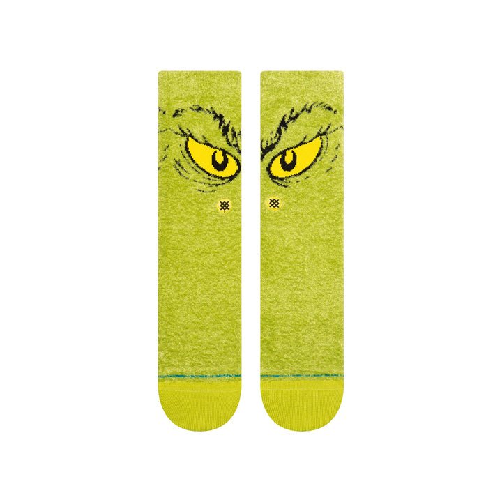 Da Da Da Grinch Crew Socks - Blue Sky Fashions & Lingerie