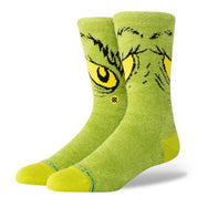 Da Da Da Grinch Crew Socks - Blue Sky Fashions & Lingerie