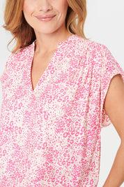 Dacia Blouse by Saint Tropez - fandango pink - Blue Sky Fashions & Lingerie