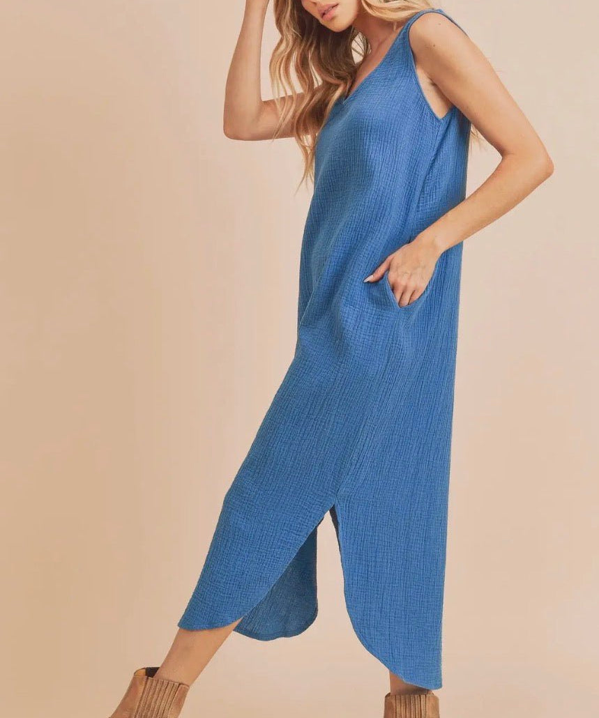 Daisy Dress - Azure - Blue Sky Fashions & Lingerie