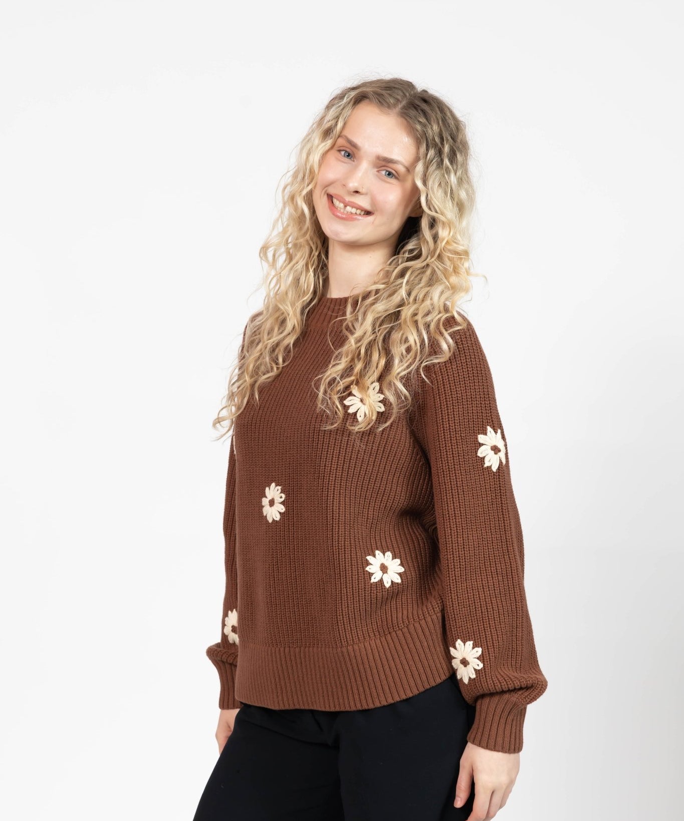 DAISY SWEATER IN CHESTNUT by Smash + Tess - Blue Sky Fashions & Lingerie