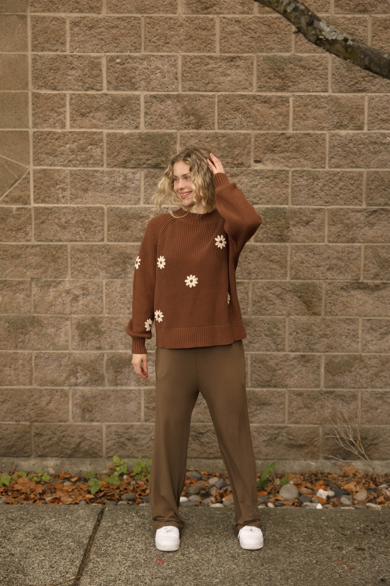 DAISY SWEATER IN CHESTNUT by Smash + Tess - Blue Sky Fashions & Lingerie