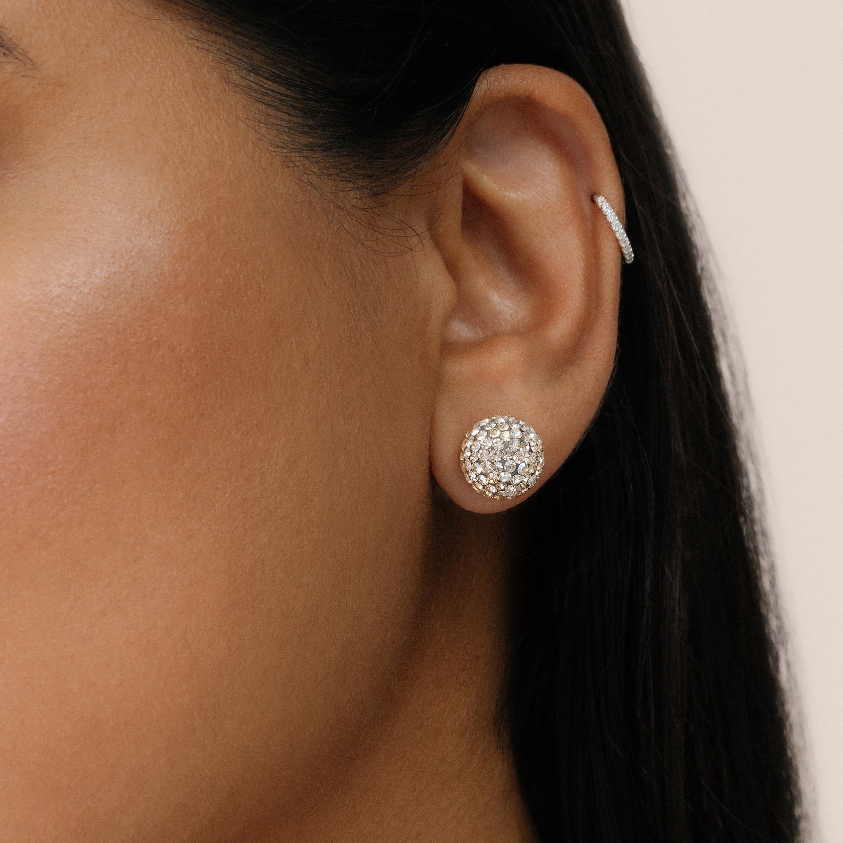 DANCING QUEEN SPARKLE BALL™ STUD EARRINGS 12mm - Blue Sky Fashions & Lingerie