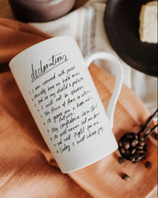 Declarations Mug - Blue Sky Fashions & Lingerie