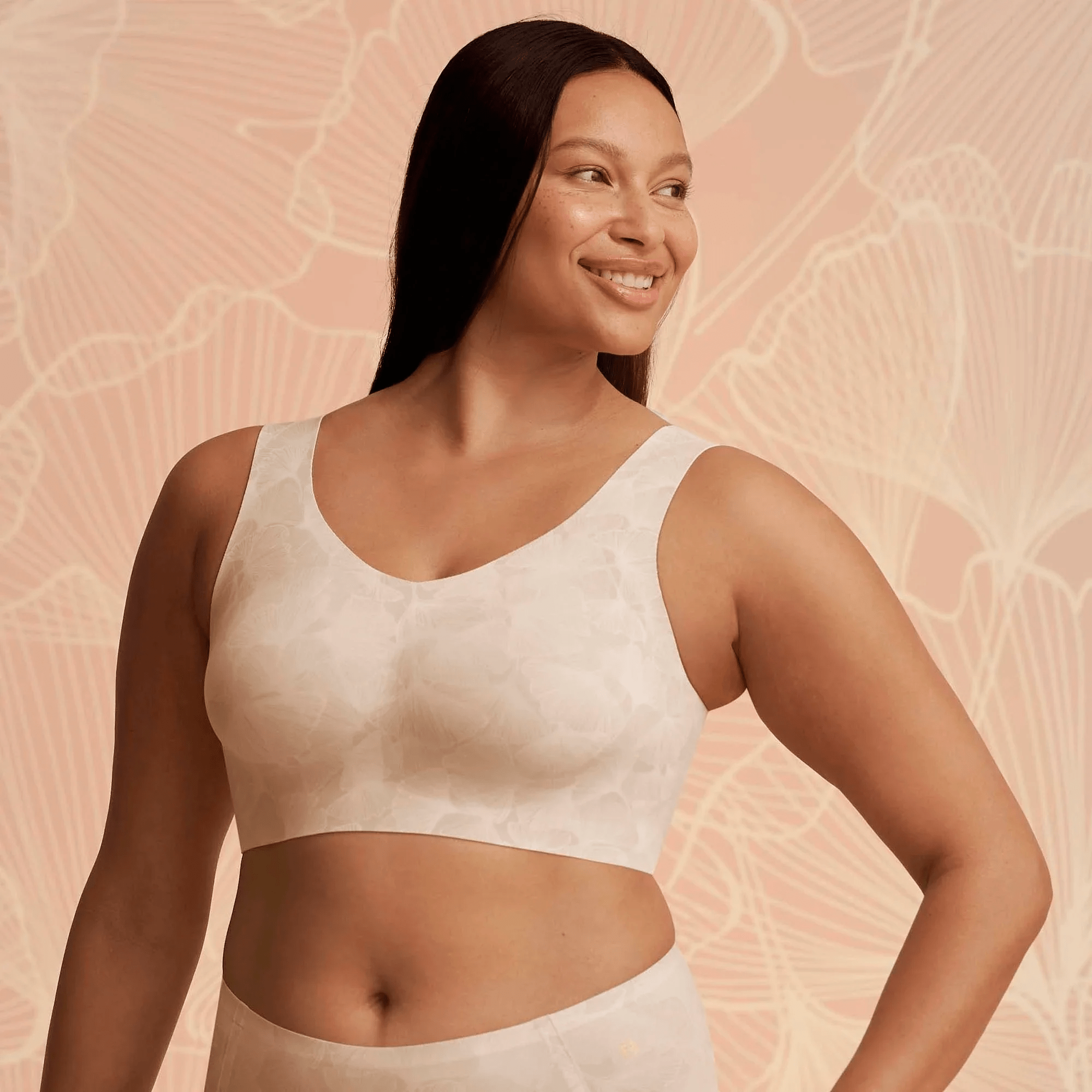 Defy Bra by Evelyn & Bobbie - Champagne Ginkgo - Blue Sky Fashions & Lingerie