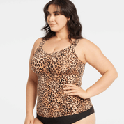 DEFY BRA TANK - LEOPARD - Blue Sky Fashions & Lingerie
