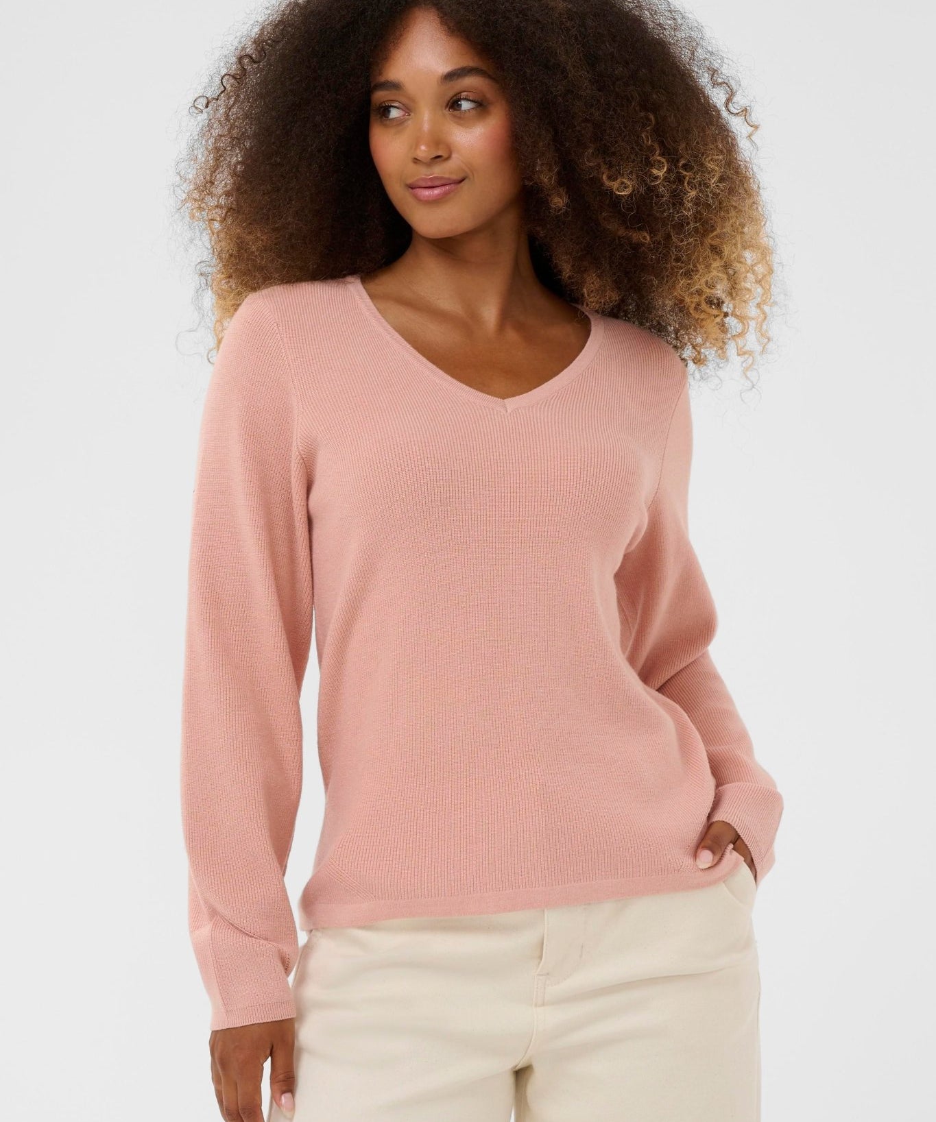 Dela Knit Blouse - Cafe Crème - Blue Sky Fashions & Lingerie