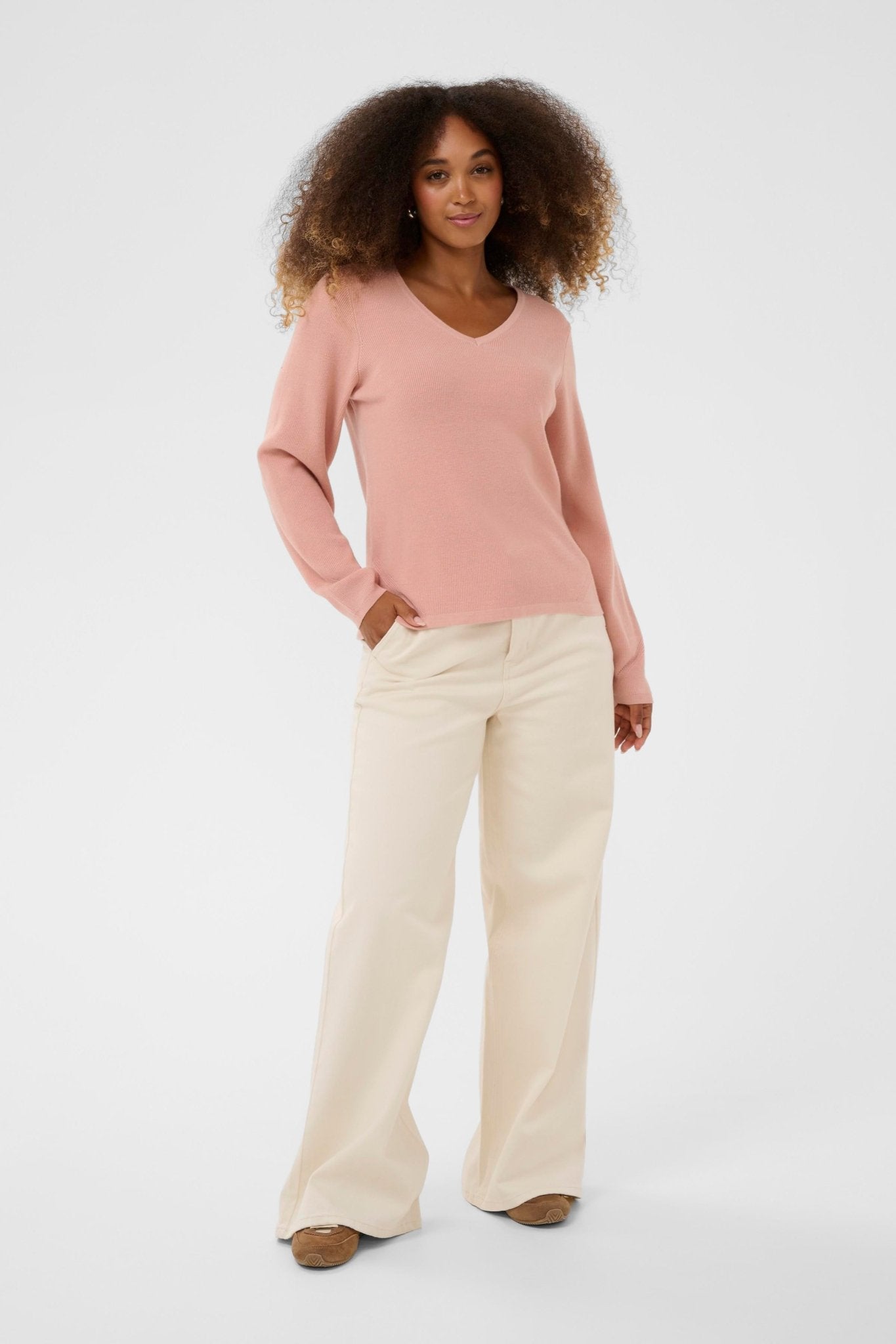 Dela Knit Blouse - Cafe Crème - Blue Sky Fashions & Lingerie