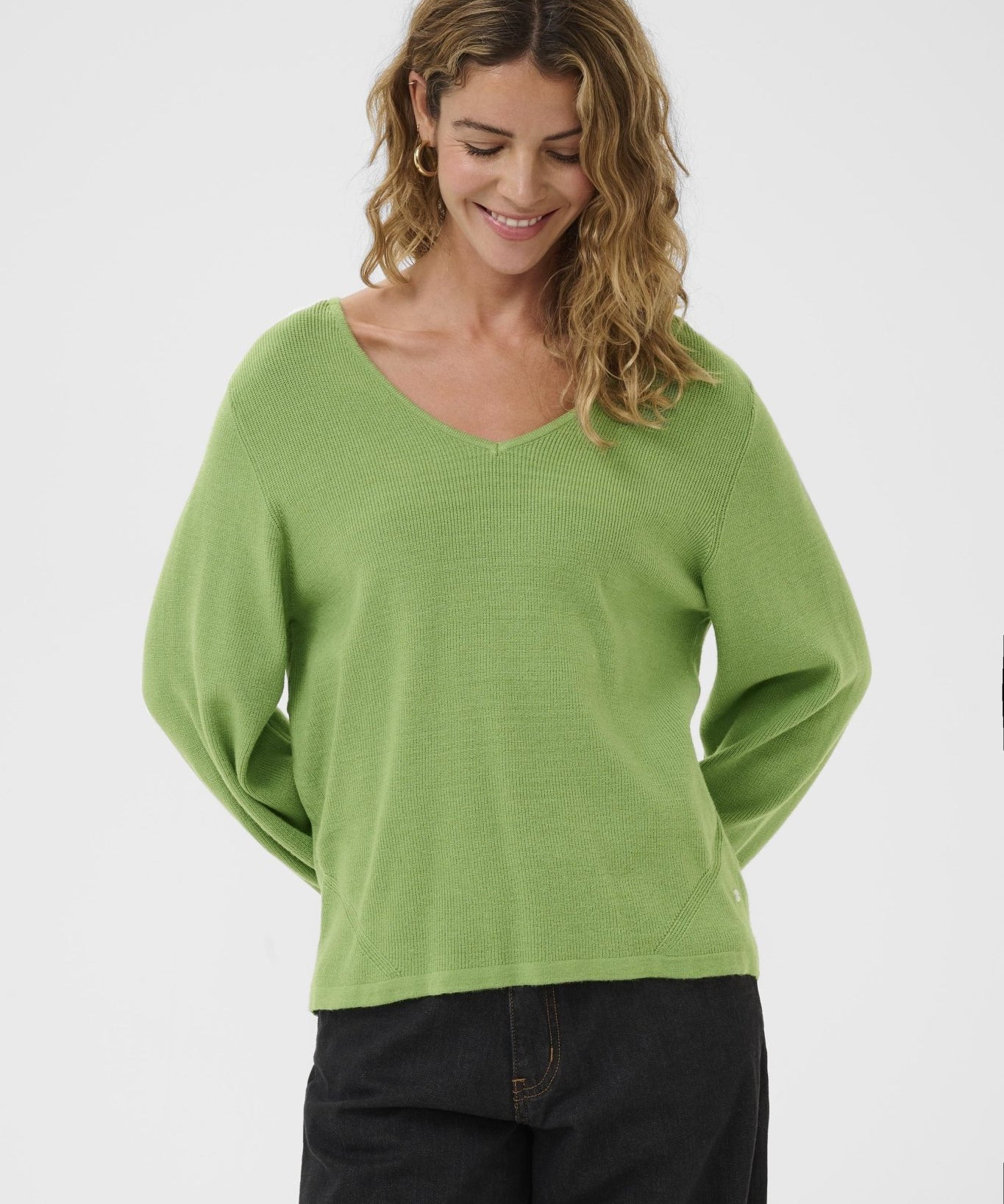 Dela Knit Blouse - Jade - Blue Sky Fashions & Lingerie