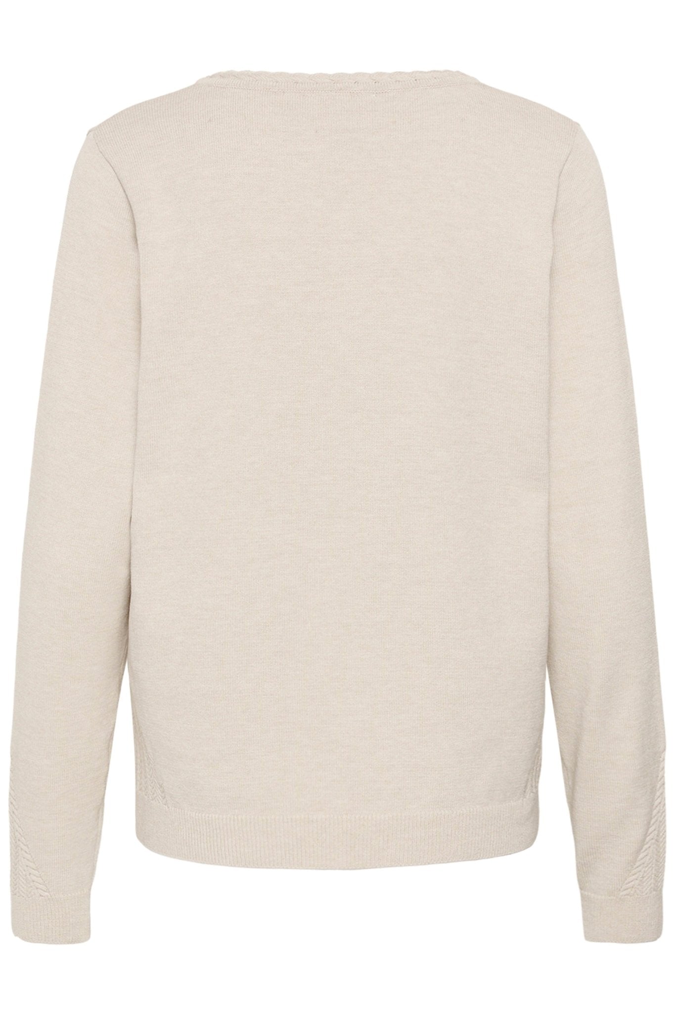 Dela Knit Pullover- Oat Melange - Blue Sky Fashions & Lingerie
