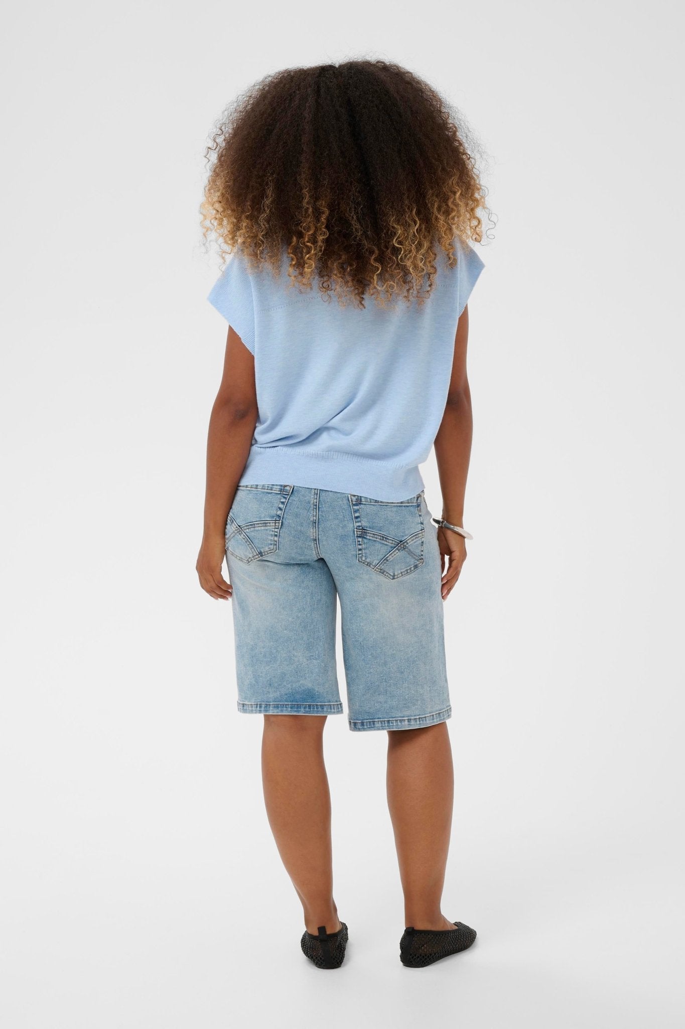 Dela Knit Slipover - Cashmere Blue - Blue Sky Fashions & Lingerie