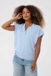 Dela Knit Slipover - Cashmere Blue - Blue Sky Fashions & Lingerie