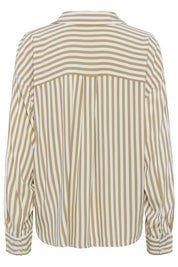 Denia Knot Shirt - dune stripe - Blue Sky Fashions & Lingerie