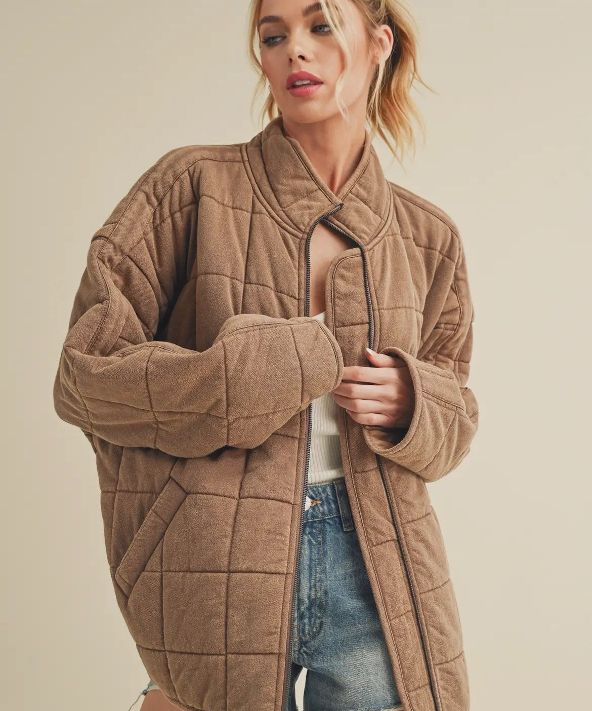 Dixie Jacket - Brown - Blue Sky Fashions & Lingerie