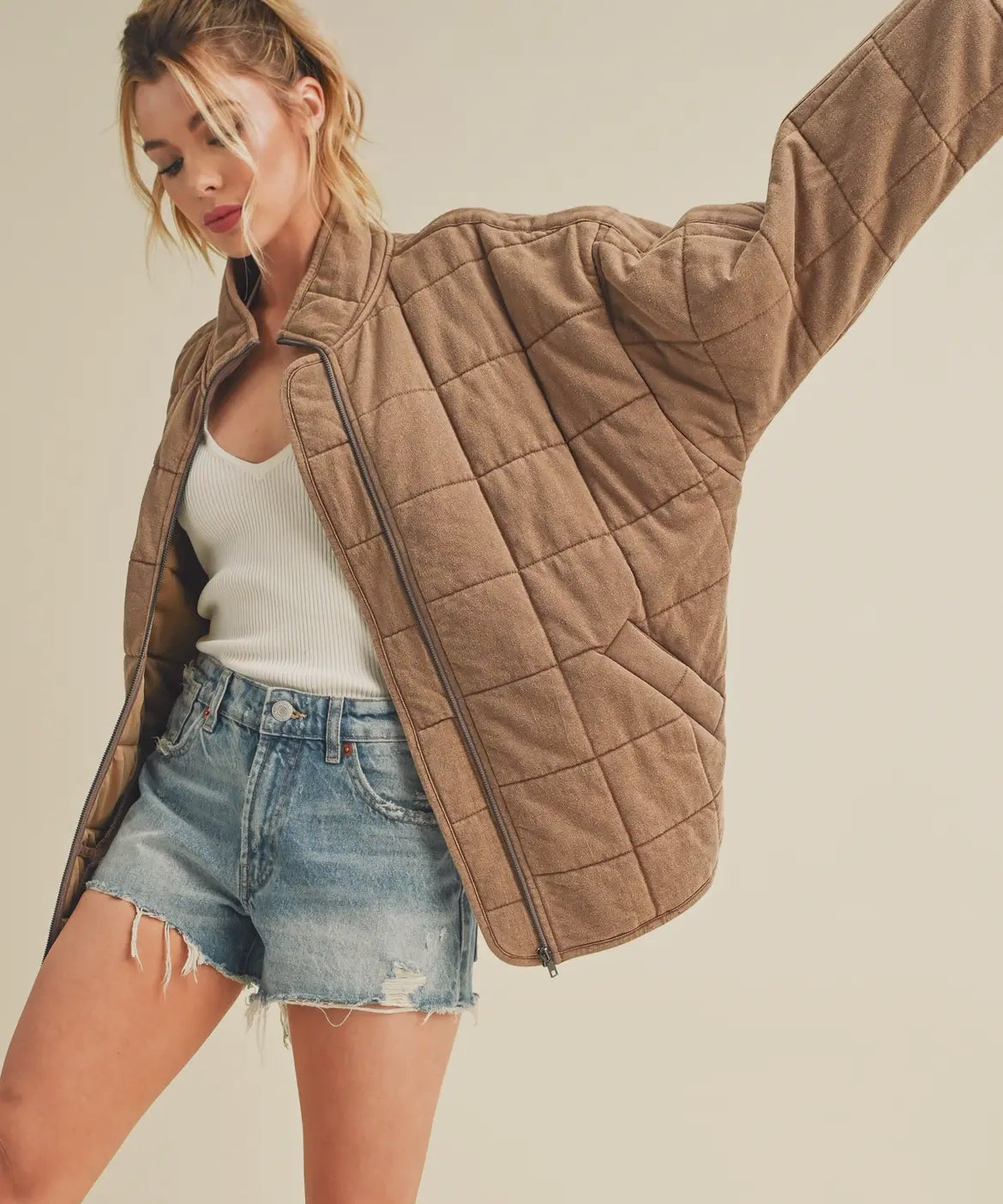 Dixie Jacket - Brown - Blue Sky Fashions & Lingerie