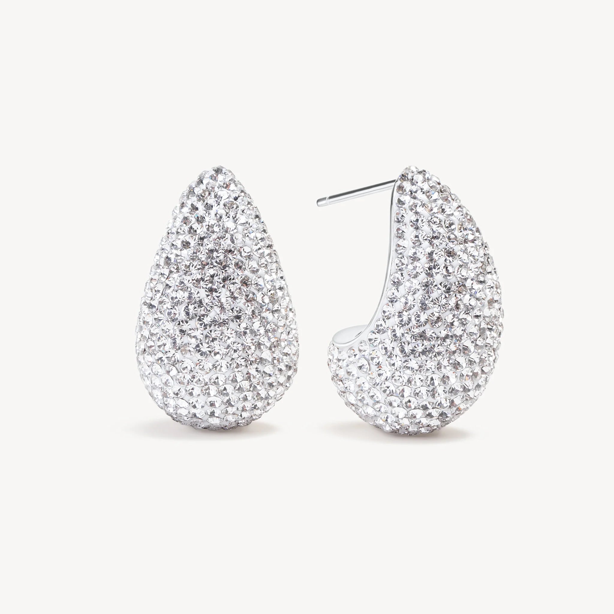 Dream Puff Sparkle Stud Earrings - Blue Sky Fashions & Lingerie