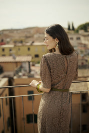 Ebana Lace Dress by Cream - Fossil - Blue Sky Fashions & Lingerie