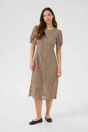 Ebana Lace Dress by Cream - Fossil - Blue Sky Fashions & Lingerie