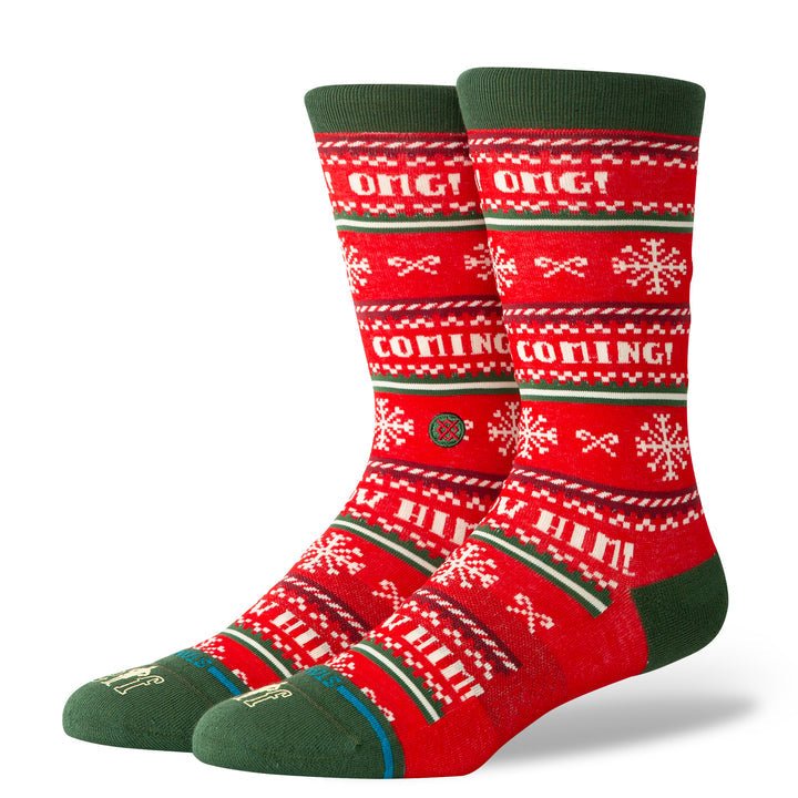 Elf x Stance I Know Him Crew Socks - Blue Sky Fashions & Lingerie