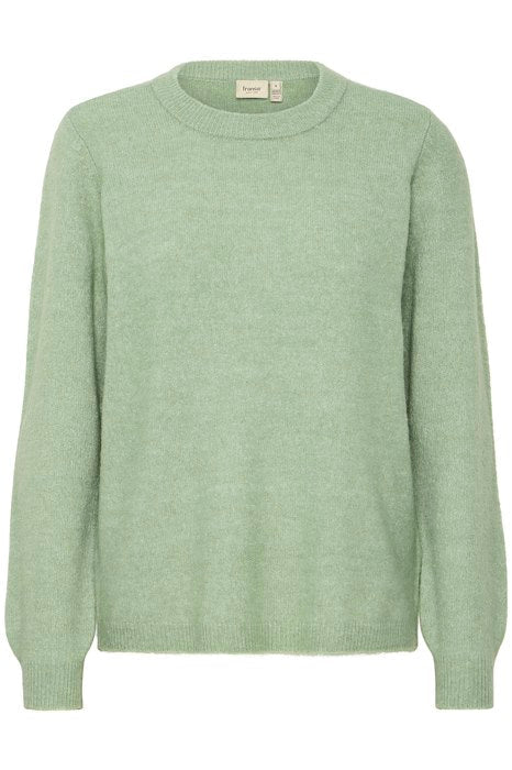 Ellis Pullover Sweater - Green Bay Melange - Blue Sky Fashions & Lingerie