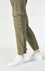 Elsie Cargo Pants - Capers - Blue Sky Fashions & Lingerie