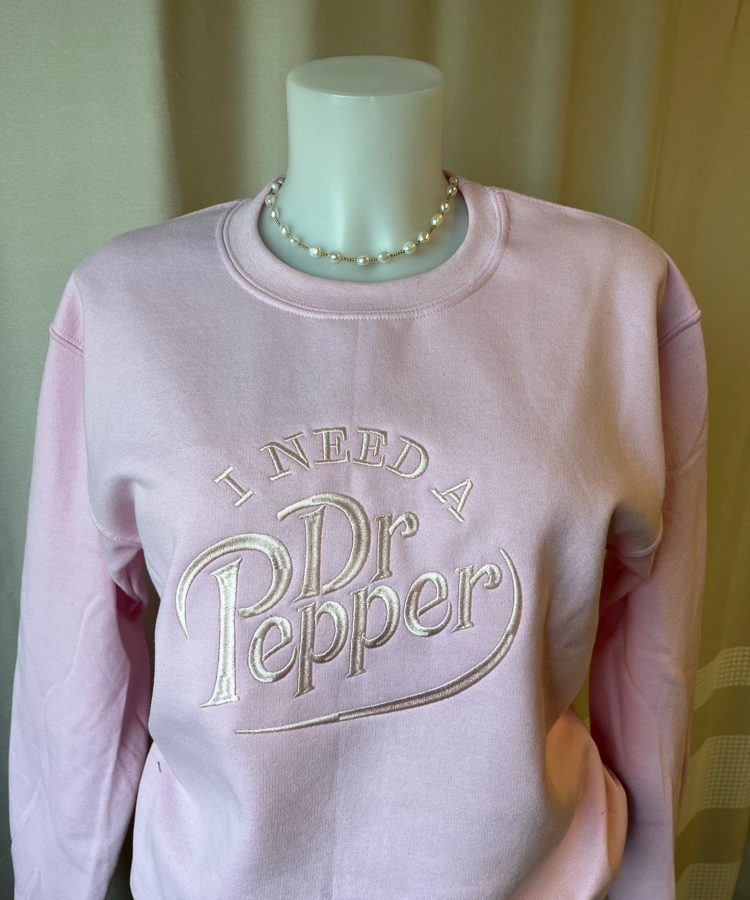 Embroidered Soda Lover I Need a Dr Pepper - Blue Sky Fashions & Lingerie